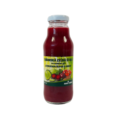 Tuřanská zelná šťáva z kysaného zelí, jablečné šťávy a šťávy z červené řepy 300ml