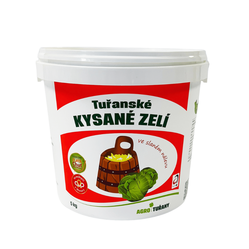 Tuřanské kysané zelí 5 kg
